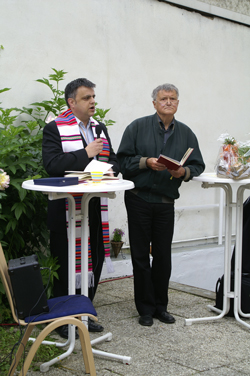 Pfarrer i. R. Klaus Neufang und Pfarrer Peter Dörrenbächer
