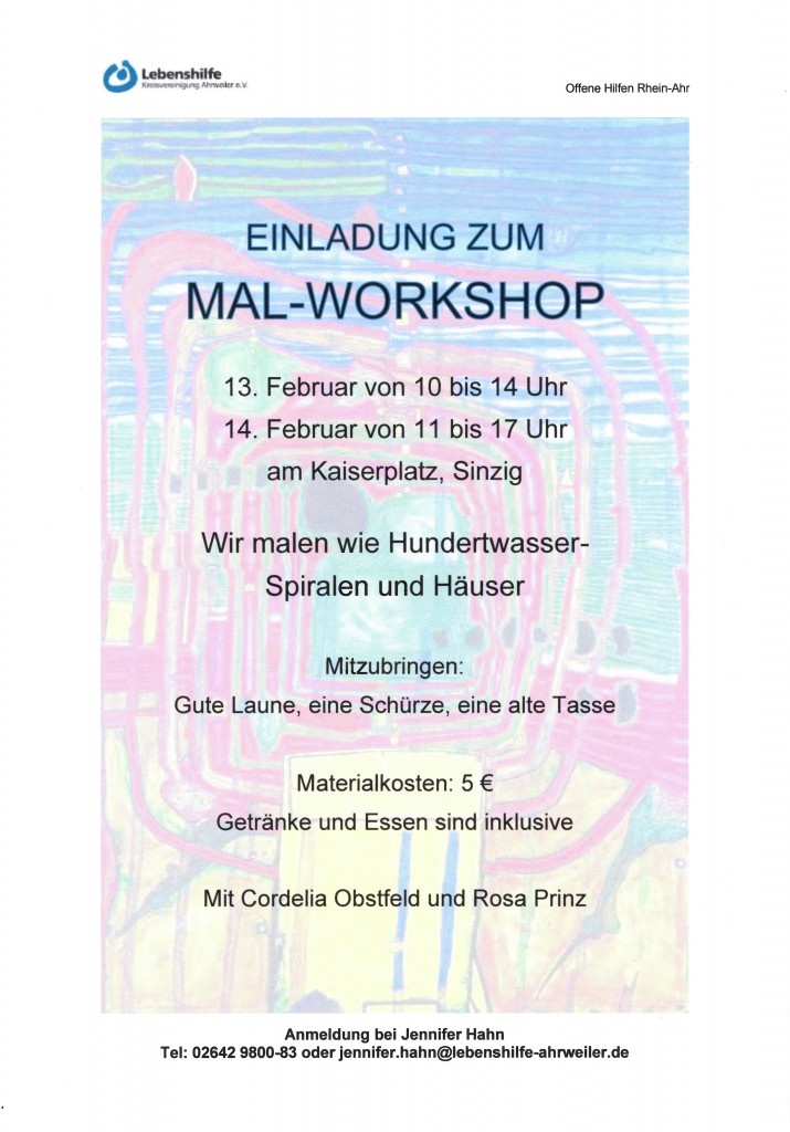 Einladung zum Mal-Workshop